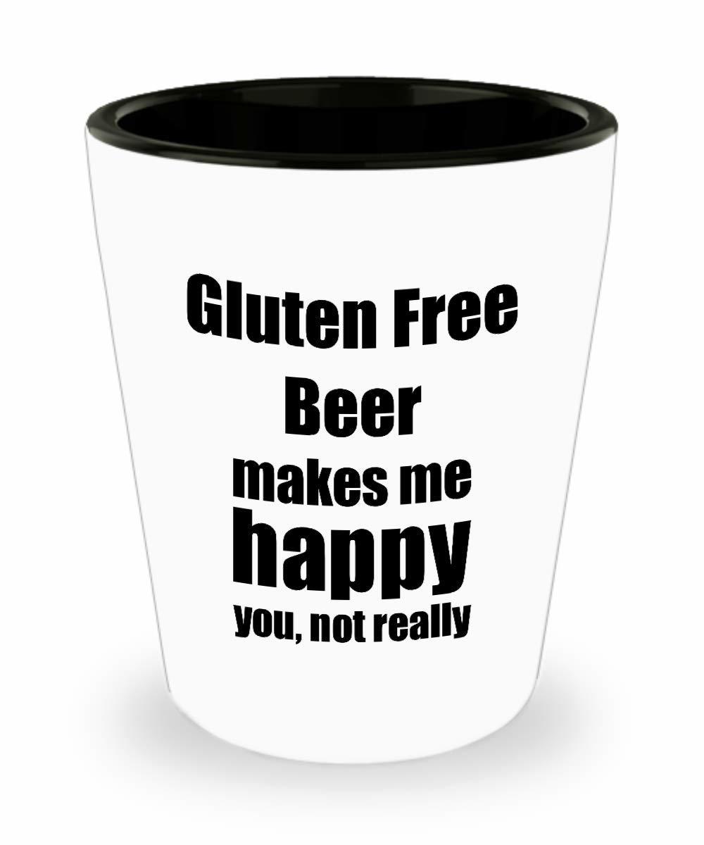 Gluten Free Beer Shot Glass Lover Fan Funny Gift Idea For Friend Alcohol... - $12.84