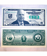 25 McCAIN DOLLAR BILLS play money joke REPUBICAN bill fake joking gag it... - $1.27 CAD