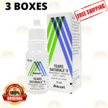 3 X Alcon Larmes Naturale II 15ml Lubrifiant Apaisant &amp; Hydratante Eye G... - $25.96