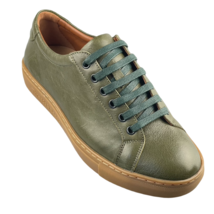 Threads &amp; Beams Shoes Cup-Sole Trainer Green Leather  Men&#39;s Size 7B - $143.99