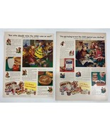 2 1948 Vintage Borden&#39;s Child Guidance Advertisements W/Elsie &amp; Family B... - $19.80