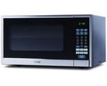 Countertop Microwave, 1.1 Cubic Feet, Black With Stainless Steel Trim - $182.99