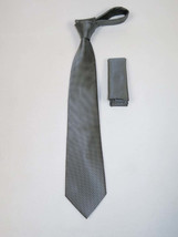 Men&#39;s Tie and Hankie Set Soft Microfiber Silky Vito Rofolo by J.Valintin VTR-41 - £14.93 GBP