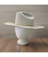 Vintage Stetson D4 Ranch Tan Size 7 Western Cowboy Hat 4" Brim Made In U... - $143.30