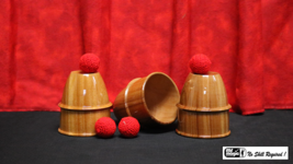 Cups and Balls (Wooden) by Mr. Magic - Trick - $37.57