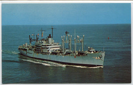 USS Fremont APA-44 Fleet Post Office US Navy Ship postcard - £5.10 GBP