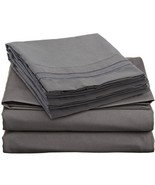 Royal Collection 1800 Queen Size Count 6 Pcs W 4 P/Cases Luxury Hotel Qu... - $53.77 CAD