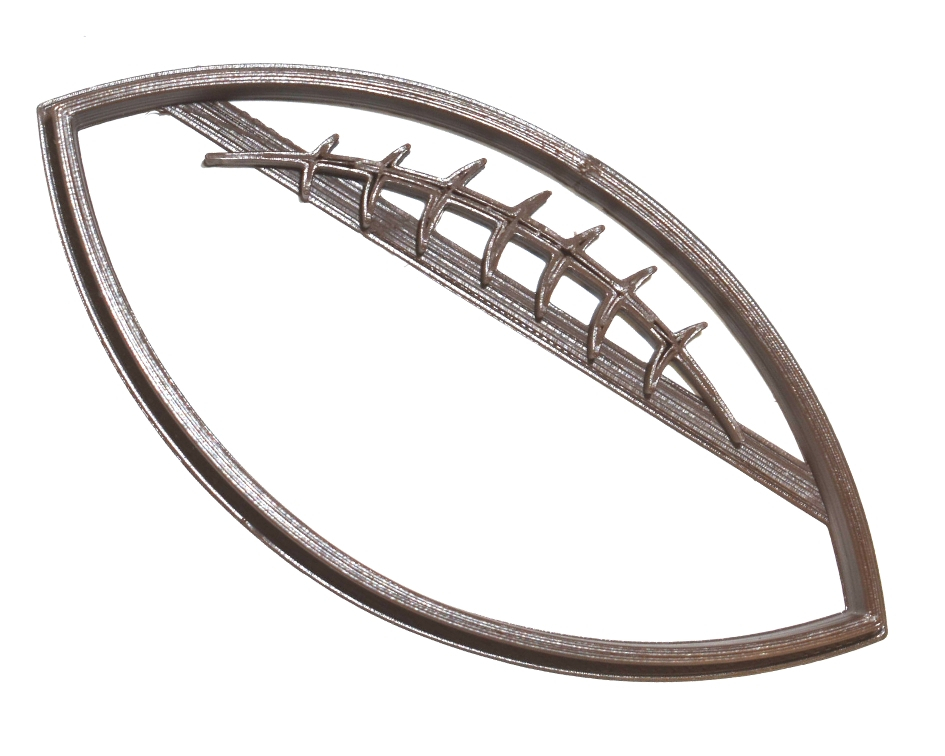 Primary image for Football Ball American Team Sport Pigskin Cookie Cutter Made in USA PR680