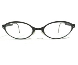 Lindberg Mod.5100 Eyeglasses Frames Purple Round Strip Titanium 49-19-120 - £217.76 GBP