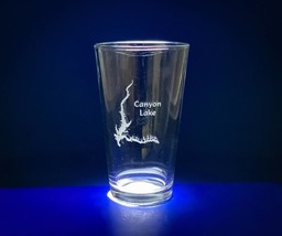 Canyon Lake California - Lake Life - Laser engraved pint glass - $11.99