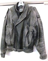 VTG Michael Hoban North Beach Distressed Look Leather Jacket Coat Men&#39;s ... - £293.48 GBP