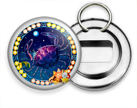 CANCER ZODIAC HOROSCOPE LUCKY ASTROLOGY SIGN HD BEER SODA BOTTLE OPENER ... - $15.34