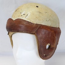 Original 1940s Leather Football Helmet Sporting Goods Size M Model 5300 - $117.60