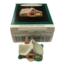 Hallmark Miniature Old English Village, Hat Shop box 1994 Christmas orna... - $7.64