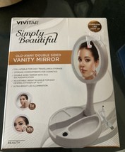 Vivitar Simply Beautiful Foldaway Double Sided Vanity Mirror  - £35.96 GBP