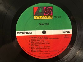 1972 Ramatam Self Titled S/T LP Vinyl Atlantic ‎Records SD 7236 VG+/VG - £19.46 GBP