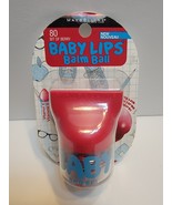 New Maybelline Baby Lips Tinted Lip Balm Ball #80 Bit Of Berry 0.16 OZ N... - $282.16 MXN