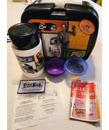 2002 Star Wars C-3PO R2-D2 Lunchbox Thermos Unused 3D - $459.27 MXN