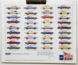 1979 Lincoln-Mercury Fine Car Collection Advertising Dealer Sales Brochu... - $7.43