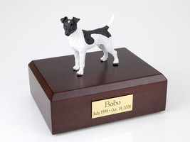 Fox Terrier Pet Funeral Cremation Urn Available in 3 Different Colors &amp; ... - £133.71 GBP+