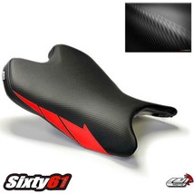 Yamaha R6 Seat Cover 2008-2011 2012 2013 2014 2015 2016 Luimoto Red Sport Black - £82.91 GBP