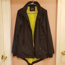 Marc New York Andrew Mark women’s hooded rain jacket coat size M - £29.88 GBP