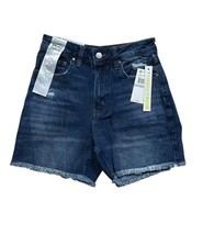 Tinseltown NWT SZ 1 The Mom Short Curvy Denim Jean Shorts NEW NWT Hi Rise - $12.86