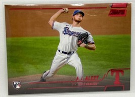 2022 Topps Stadium Club A.J. Alexy RC #143 Red Foil Texas Rangers Rookie - £1.45 GBP