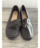 Grasshopper Classic Brown Leather Padded Insole Comfort Loafers Size 11 ... - $31.83 CAD