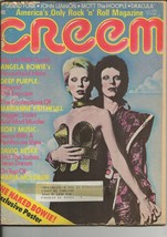 ORIGINAL Vintage June 1974 Creem Magazine David Bowie + Diamond Dogs Cen... - £198.31 GBP