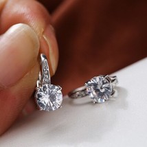 2022 New Shape Earrings MiInlaid  Earrings Fashion Bridal Wedding Party Jewelry  - £10.33 GBP