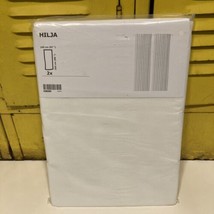 Ikea HILJA Curtains 2 Panels (1 pair) 57&quot; x 98&quot; White - NEW - £27.12 GBP