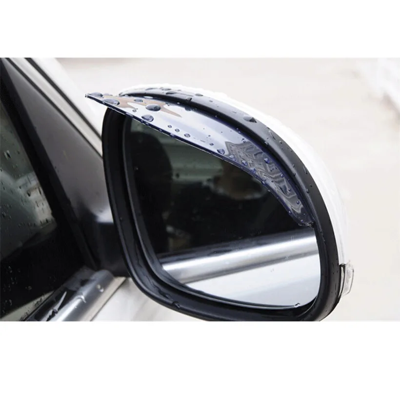 Universal 2pcs/pair Car rearview mirror rain Eyebrow  Shade Shield Water Guard F - £55.77 GBP