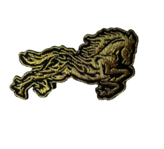 Gold Horse Patch Iron on - $7.69