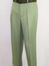 Men's Stacy Adams 2pc Walking Leisure Suit Fancy Short Sleeves 75029 Green image 6