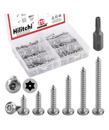 210Pcs #8 Torx Security Screws – 304 SS Anti-Theft Set + T20 Bit - $37.17 CAD