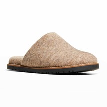 Eileen Fisher Women Mule Slippers Soft Size US 6.5M Barley Beige Felt - £31.24 GBP