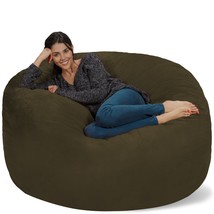 Bean Bag Chair Cover, 5-Feet, Microsuede - Olive - £91.91 GBP