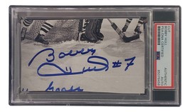 Bobby Hull Signé Slabbed Chicago Blackhawks Coupe Signature PSA / DNA 85... - £54.14 GBP