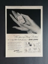Vintage 1953 Zippo Lighters Christmas Full Page Original Ad 723 - £5.44 GBP