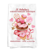 St. Valentine Confectionary Boutique 100% Cotton Kitchen Hand Drying Dis... - €5,06 EUR
