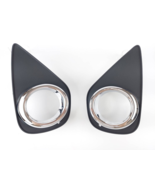 A Pair Fog Light Cover Chrome Trim Fits For 2015-2017 Toyota Yaris Hatch... - $655.96 MXN