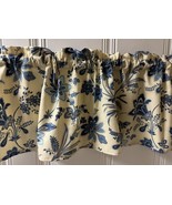 Flowers Floral Valance Curtain 42x14 Kitchen Window Treatments - $12.19