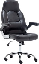 Btexpert Swivel Adjustable Black Home Office Gaming, Executive Flip Up Arms - £96.64 GBP