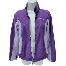 Spyder Womens Core Sweater 8 Purple Ski Fleece Lined Logo Outdoor Athlei... - $27.54