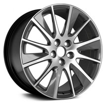 Wheel 19x7-1/2 Alloy 12 Spoke Black Inlay Fits 17-18 HIGHLANDER 104567676 - £418.74 GBP