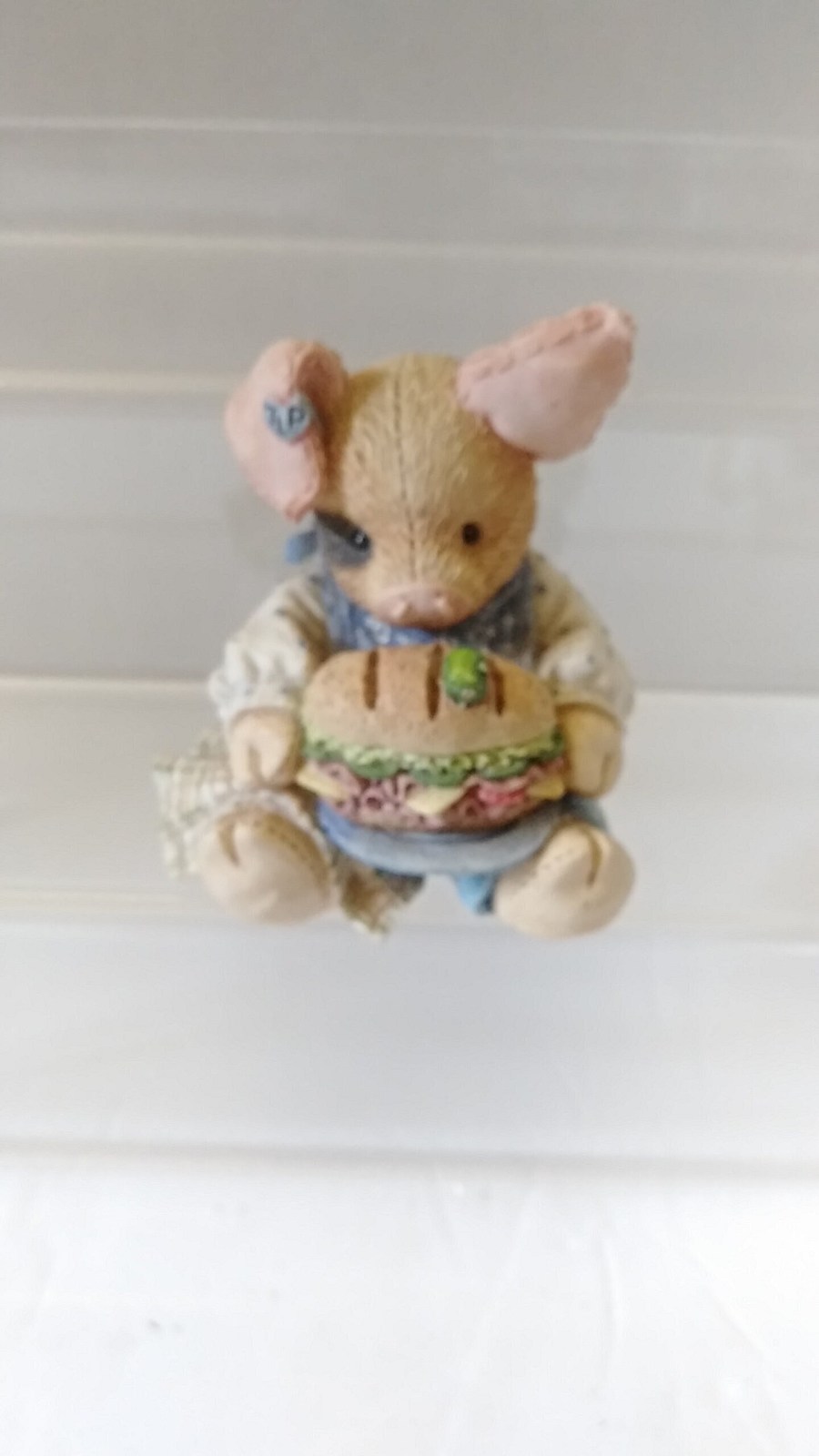 Primary image for Vintage 1994 Enesco " this little piggy ate roast beef" by Mary Rhyner 3" figure