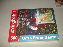 Springbok - Gifts From Santa 500 Piece Jigsaw Puzzle, Brand New, Sealed - £11.84 GBP