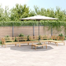 Pallet Sofa Set Natural Wood Solid Acacia Wood Modular - $1,310.39 CAD
