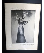Vtg Retrospectiva Carmen Miranda &#39;69 Booklet Museum of Modern Art Rio De... - $551.25 MXN